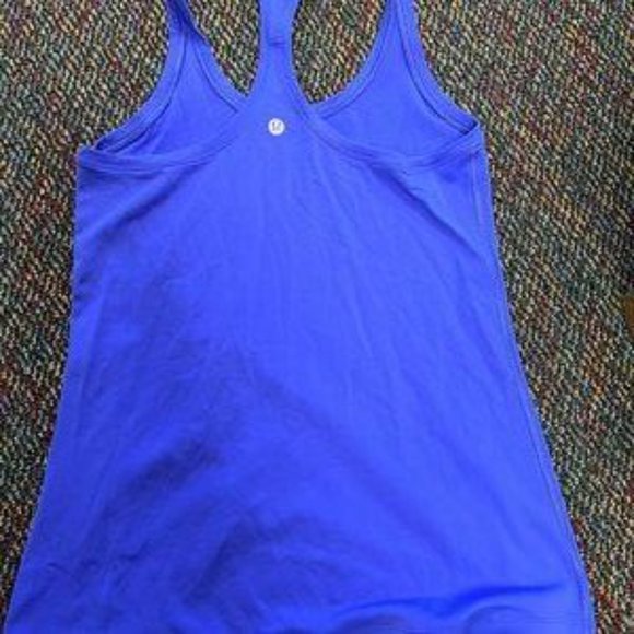 Lululemon Cool Racerback Tank - Mulberry/Blue Color Size 6 - Picture 3 of 6